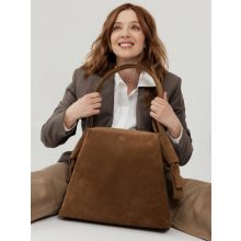 PASSAGE -  válltáska XL - dohánybarna