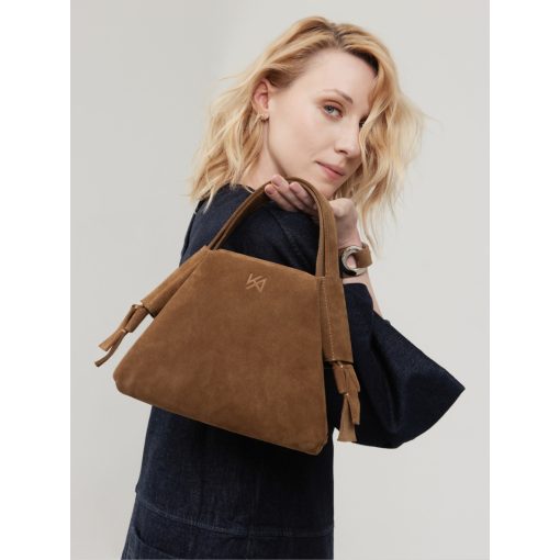 PASSAGE -  kézitáska és válltáska - dohánybarna