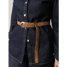 PASSAGE  - prémium bőr női öv - dohánybarna