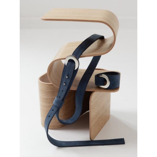 PASSAGE  - prémium bőr női öv - óceánkék