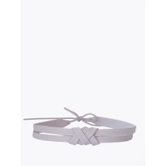   Nodus - AK x KM - prémium bőr hajpánt - slim - halvány lila